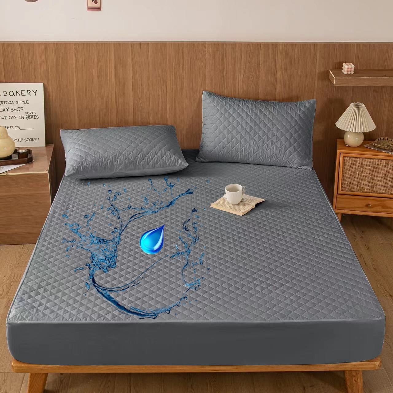 Nepropusna plahta 100x200+25 cm i nepropusna jastučnica 50x70cm SET 2/1