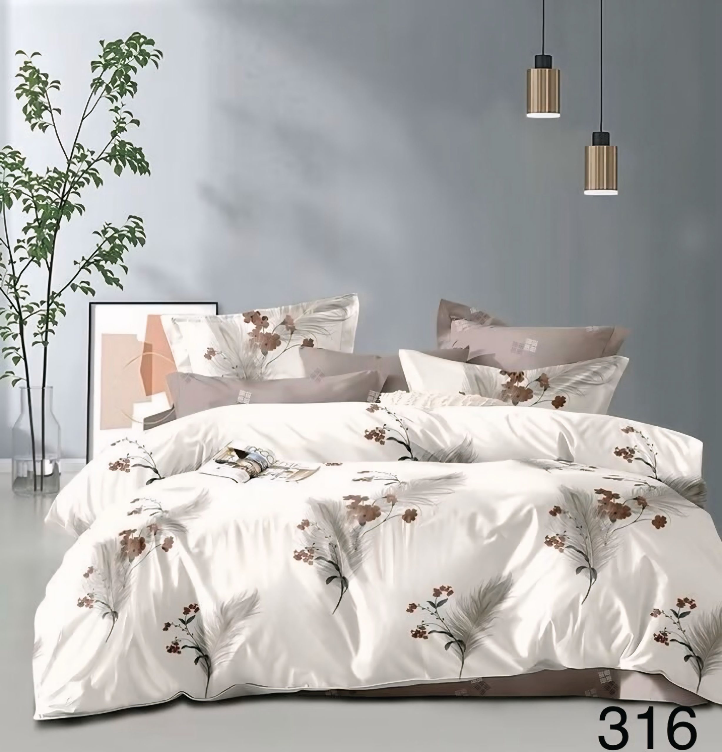 Jednokrevetna posteljina sa dva lica SET 4/1 : A-316